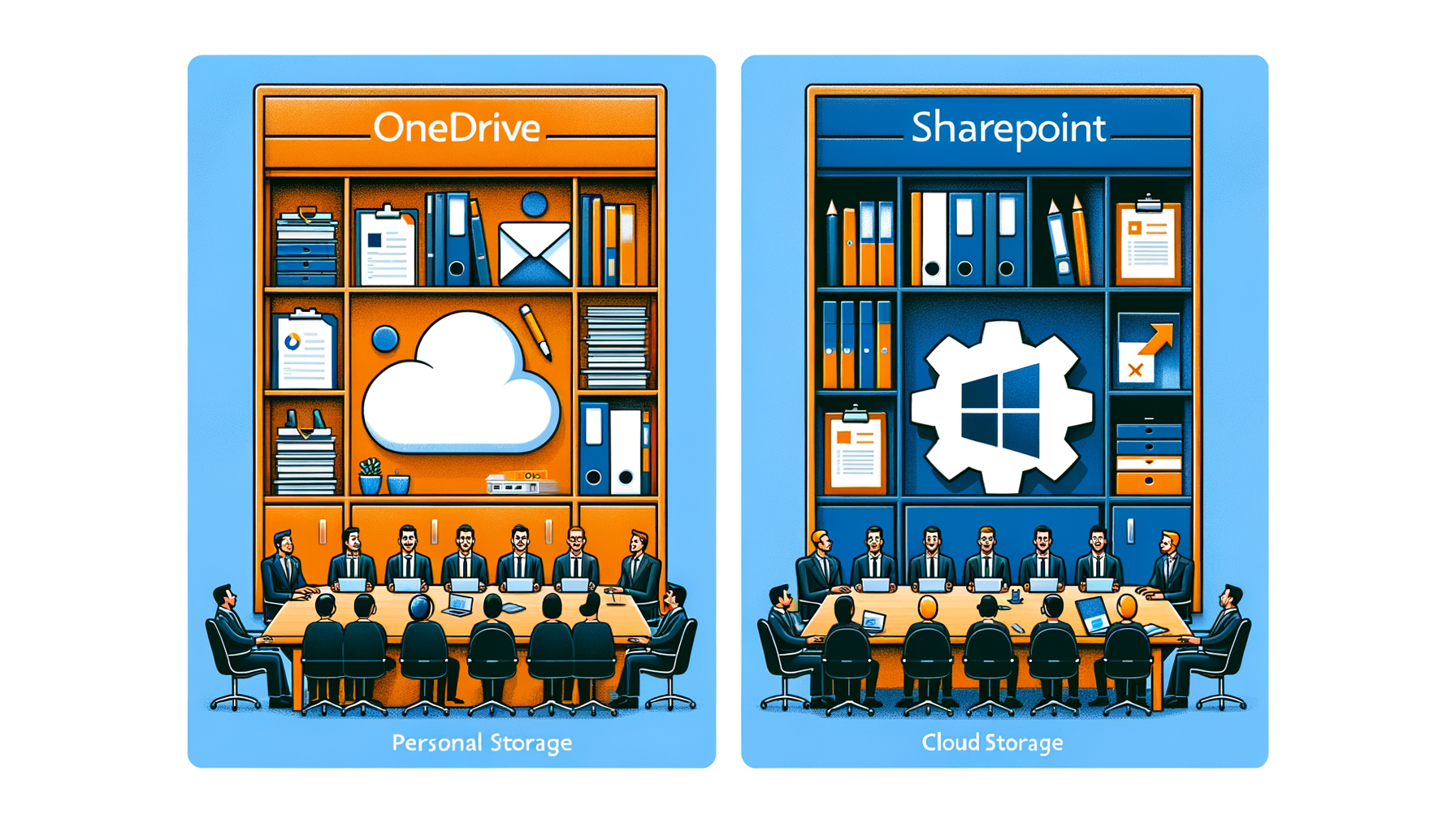 Diferença Sharepoint x Onedrive